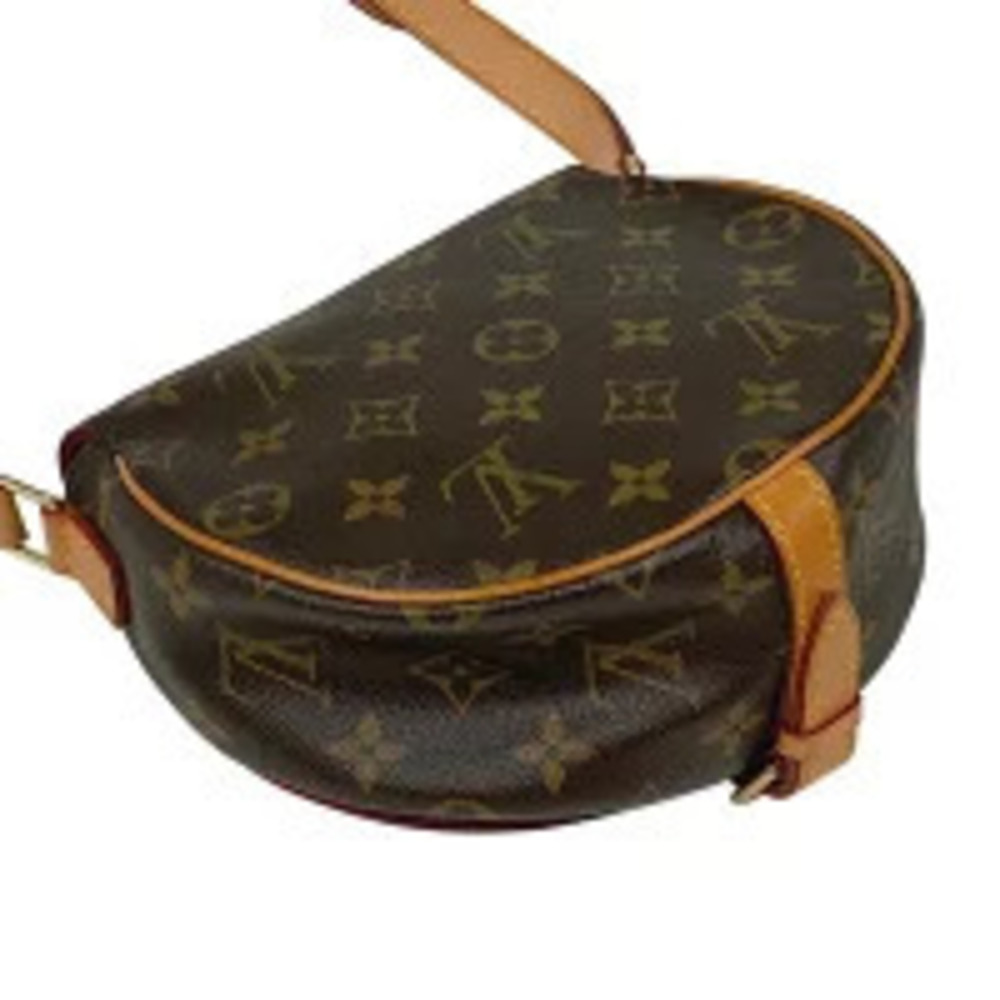Louis Vuitton Clutch Brown Bag Tambourin Monogram Shoulder Crossbody